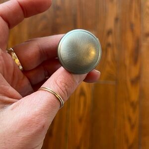Set of Silver 1” Cabinet Knob